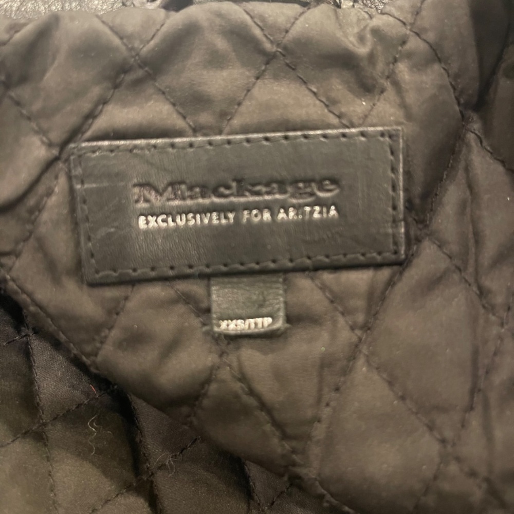 Mackage leather jacket - Picture 3 of 4